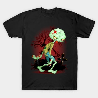 Zombie Creepy Monster Cartoon T-Shirt